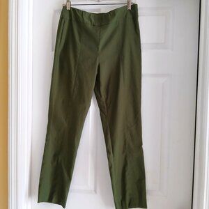 Kim Rogers Tummy Control Green Pants size 8 Short